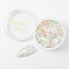 VARNAIL Nail Art Glitter Mixes - NG006 Candy Heart