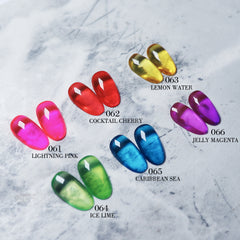 6 Colors Jelly Gel Polish Set - S11 Rainbow Candy