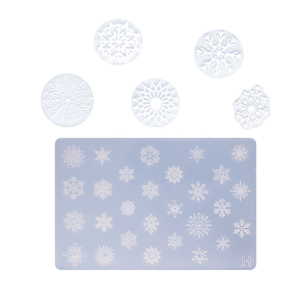 Nail Art Mold - H Snowflake