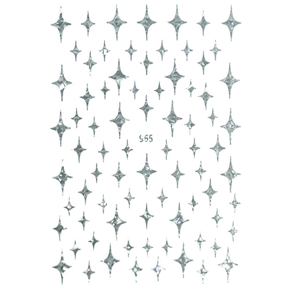 Nail Stickers - Four-pointed Star