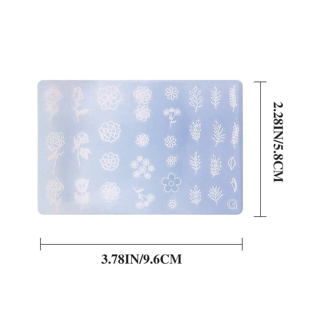 Nail Art Mold - G Flower