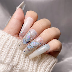 5D Nail Sticker - Rosy Butterfly