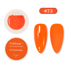Solid Gel Polish - #73 NEON RED