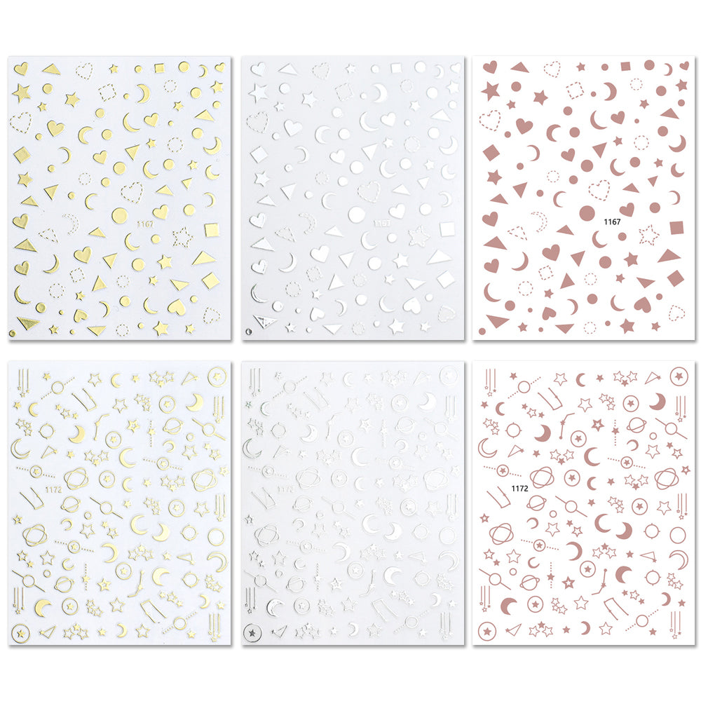 Nail Stickers - Star & Moon