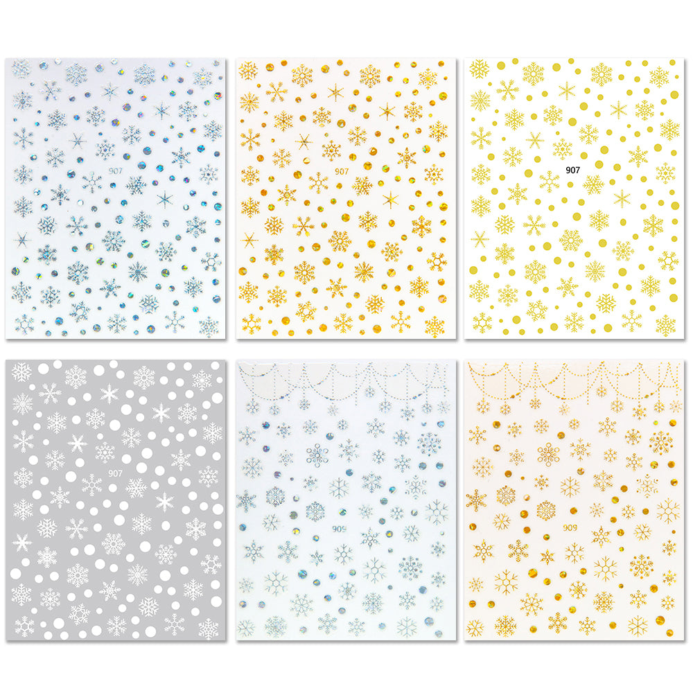 Nail Stickers - Christmas Snowflakes