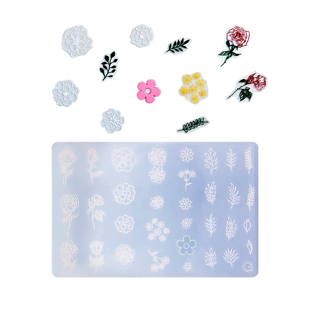 Nail Art Mold - G Flower