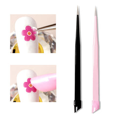 Multifunctional Nail Tweezer with Silicone Pressing Head