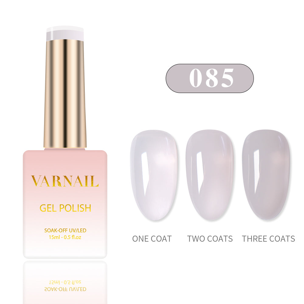 Jelly Gel Polish - 085 Smoke Grey