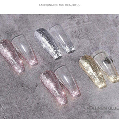 Glitter Platinum Gel - G02 Silver