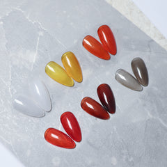 6 Colors Jelly Gel Polish Set - S10 Gem Amber
