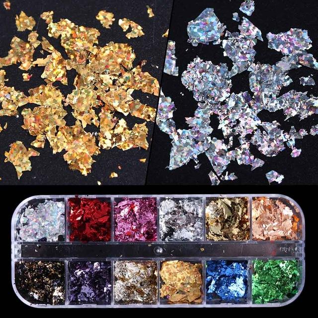 Glitter Aluminum Flakes Sequins  VN152066
