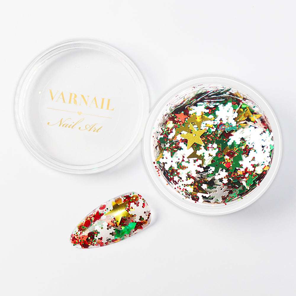 Nail Art Glitter Mixes - NG009 Merry Christmas