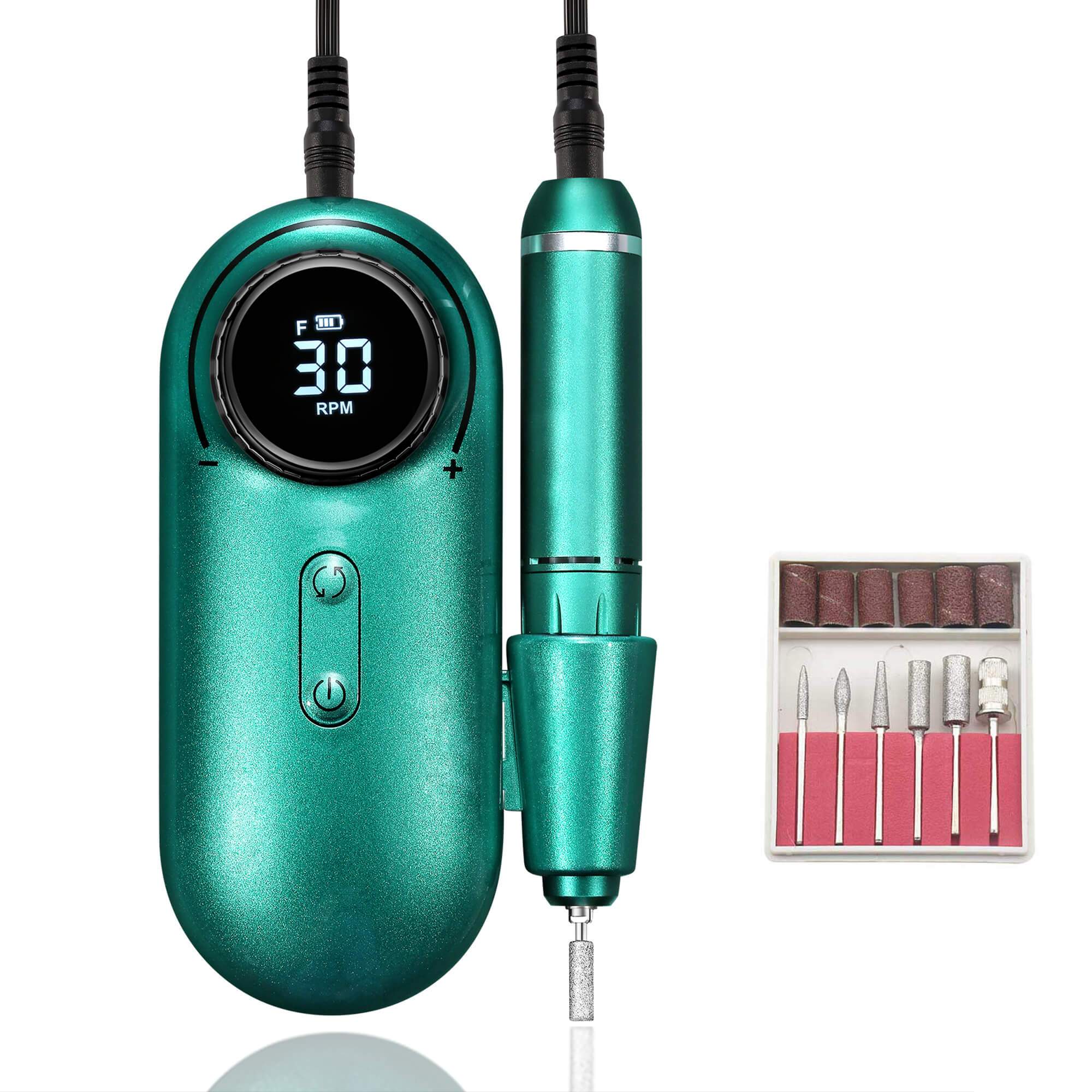 Portable Nail Drill Machinen wit Bits VN152363