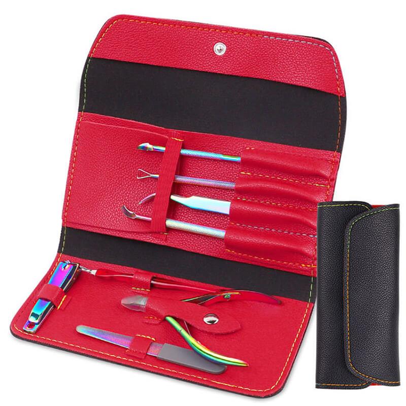 Rainbow Color Manicure 8pcs/Kit with Storage Bag VN152384