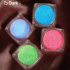 Glow In Dark Nail Glitter Powder 6 Colors/Set VN152316