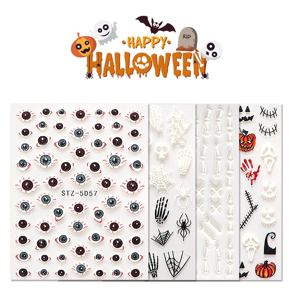 5D Nail Sticker Set- Spooky