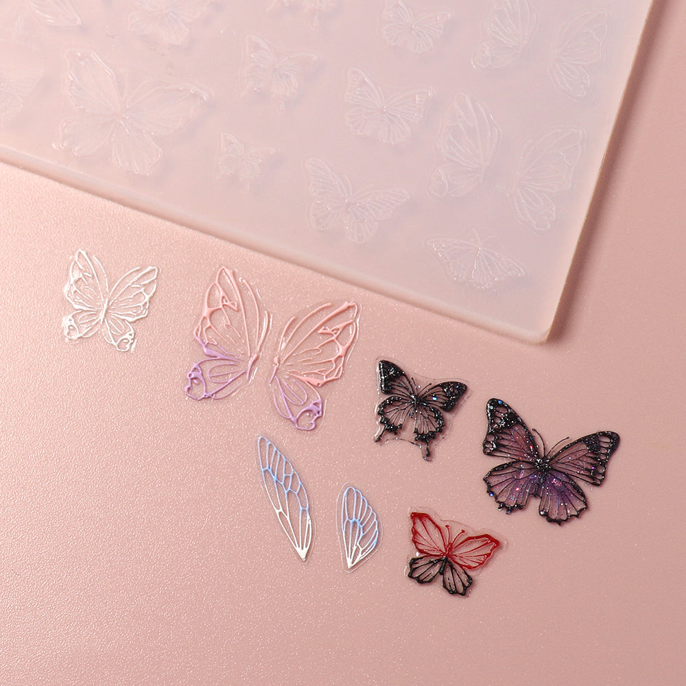 Nail Art Mold - F Butterfly
