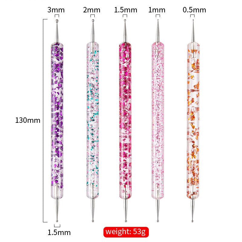 Nail Art Dotting Pen 5 Pcs Set VN1014