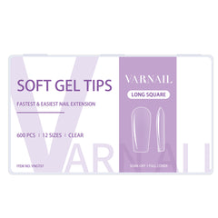Soft Gel Tips - Long Square