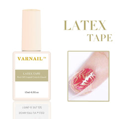 VARNAIL Nail Latex Tape Form Peel Off Liquid Cuticle Guard 15ml