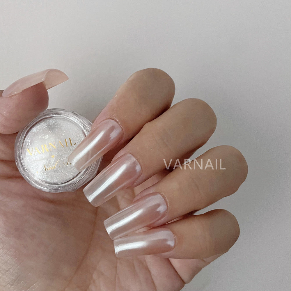 Chrome Powder - VC02 Pearl White – VARNAIL