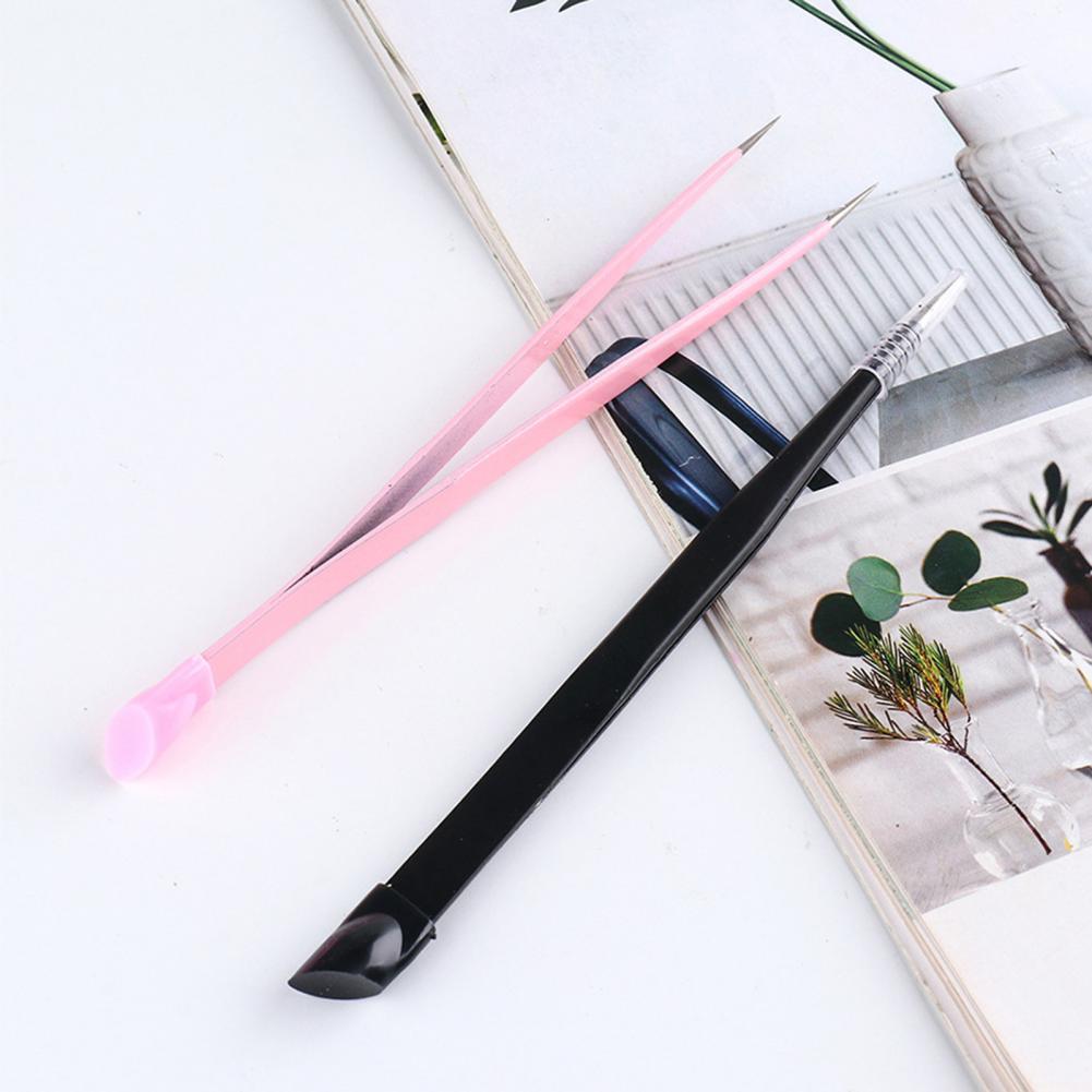 Multifunctional Nail Tweezer with Silicone Pressing Head