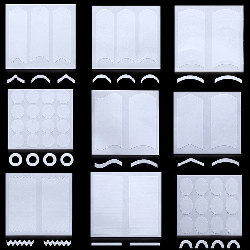 Nail Stickers Stencils - French Manicure DIY Nail Art