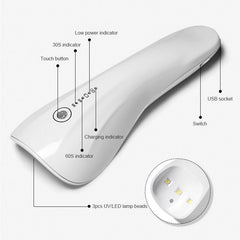 5W Rechargeble Handheld UV/LED Nail Curing Lamp VN152362