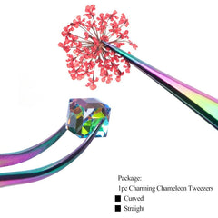 Rainbow Tweezers Curved Straight Nippers