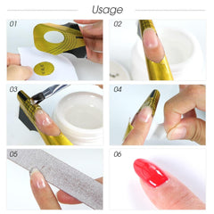 Nail Building Gel Extensions Forms 10 Pcs VN152010