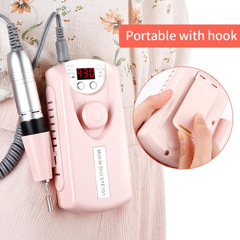 Nail Drill Machine Portable Rechargeable Nail Drill Bits VN152241