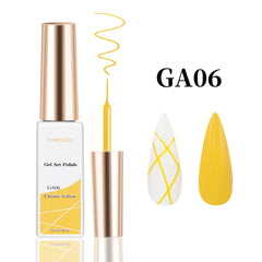 Liner Gel Art Polish - GA06 CHROME YELLOW