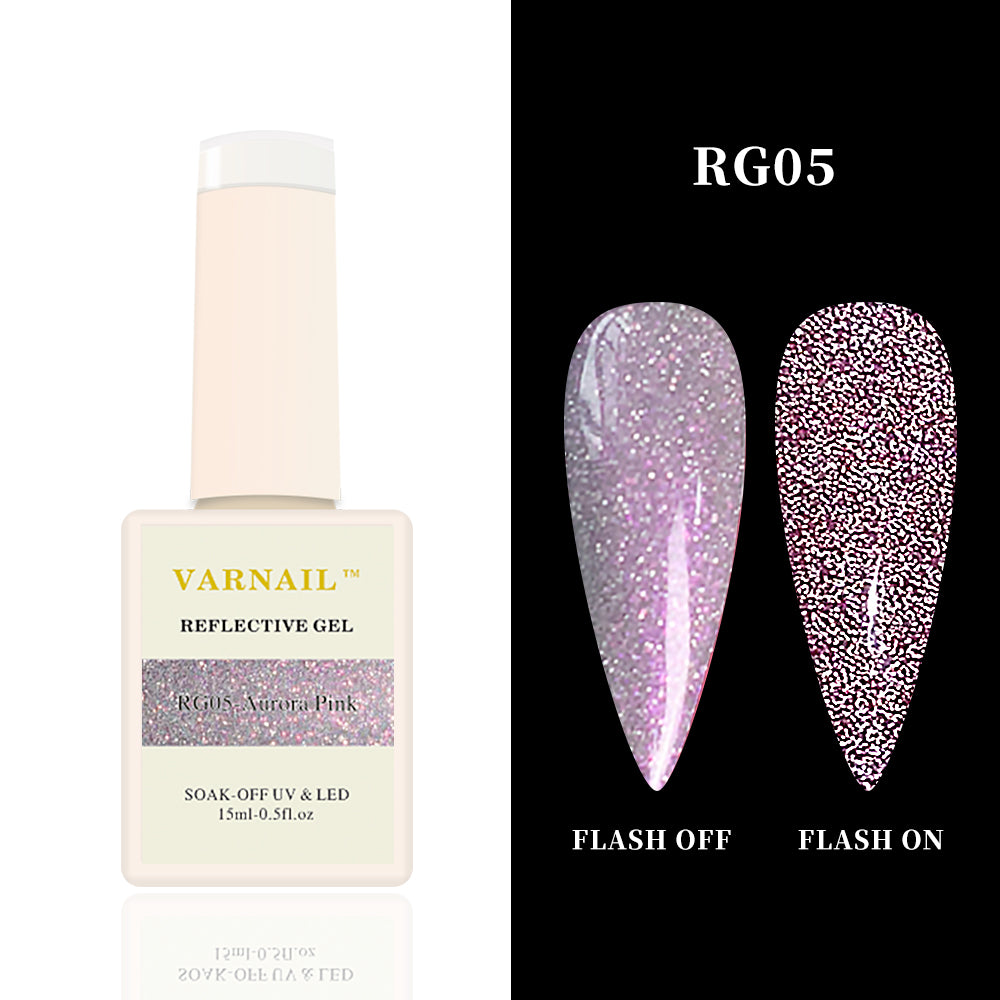 6 Colors Reflective Gel Polish Set - GS02