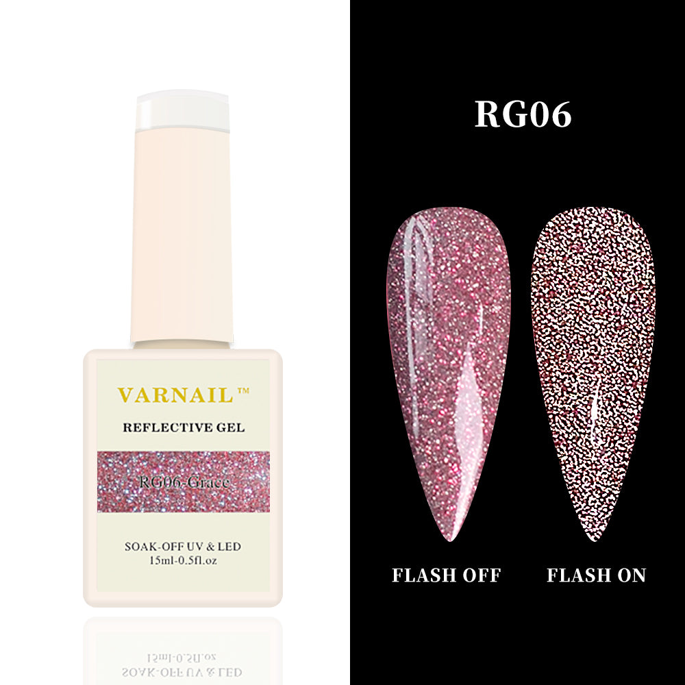 6 Colors Reflective Gel Polish Set - GS03