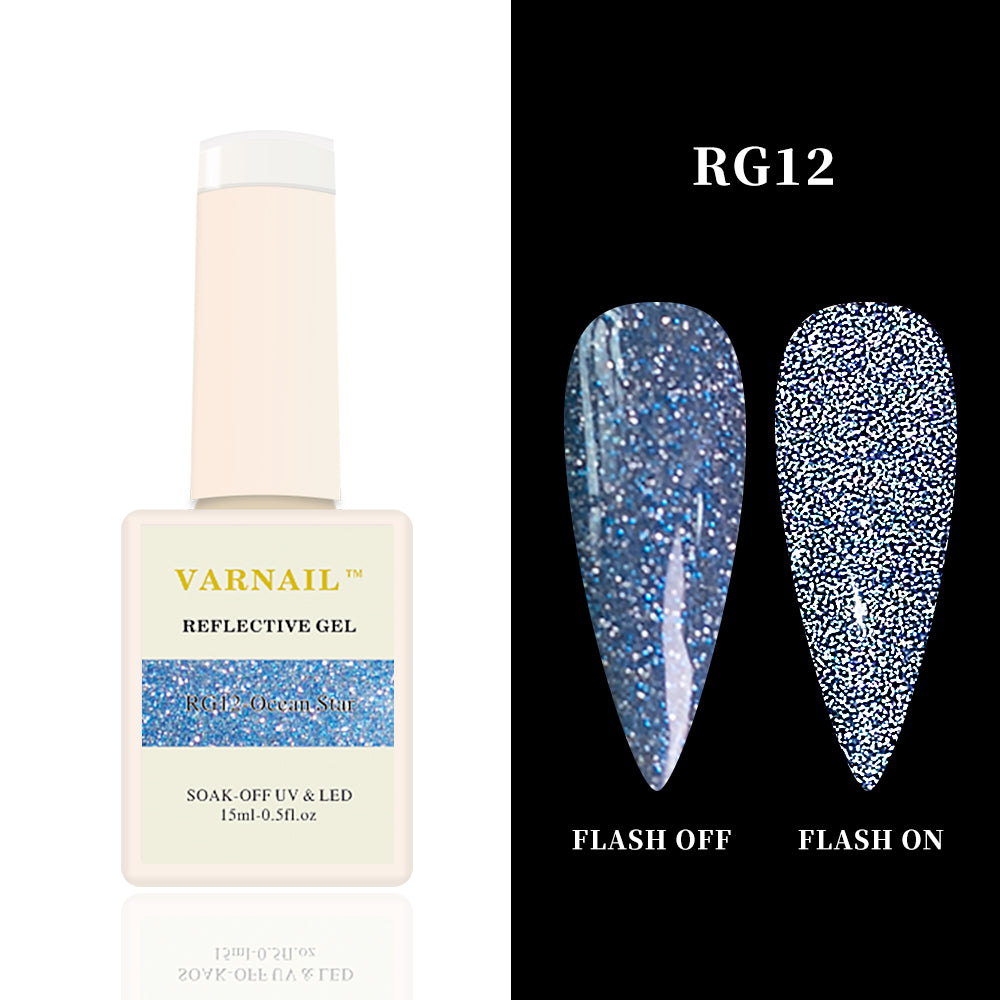 6 Colors Reflective Gel Polish Set - GS03
